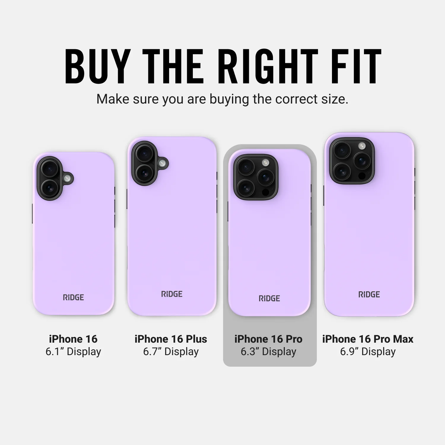 Ridge Phone Case - Lavender - iPhone 16 Pro - Image 9
