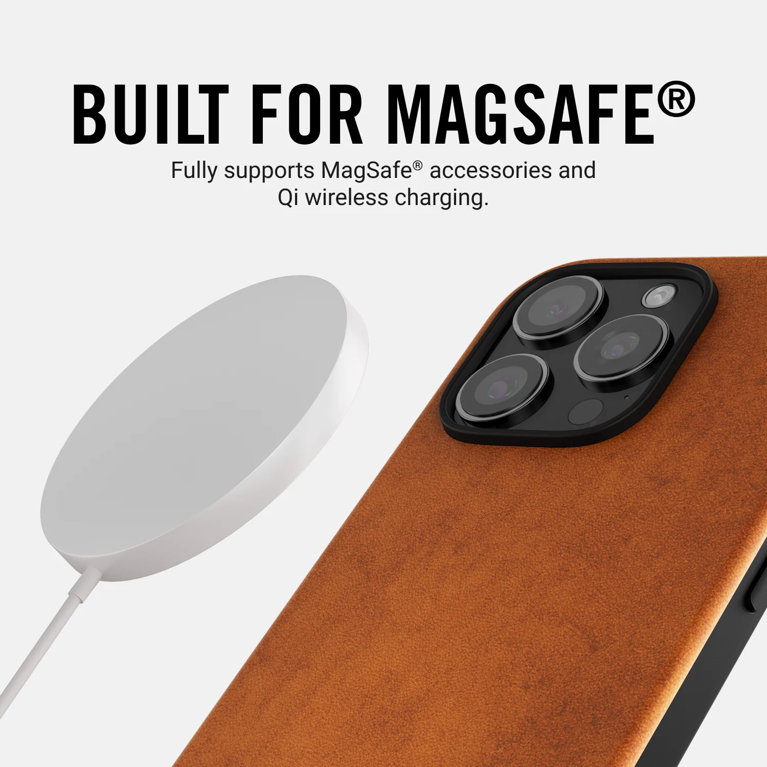Ridge Phone Case - Tobacco Brown Leather - iPhone 16 Pro - Image 6