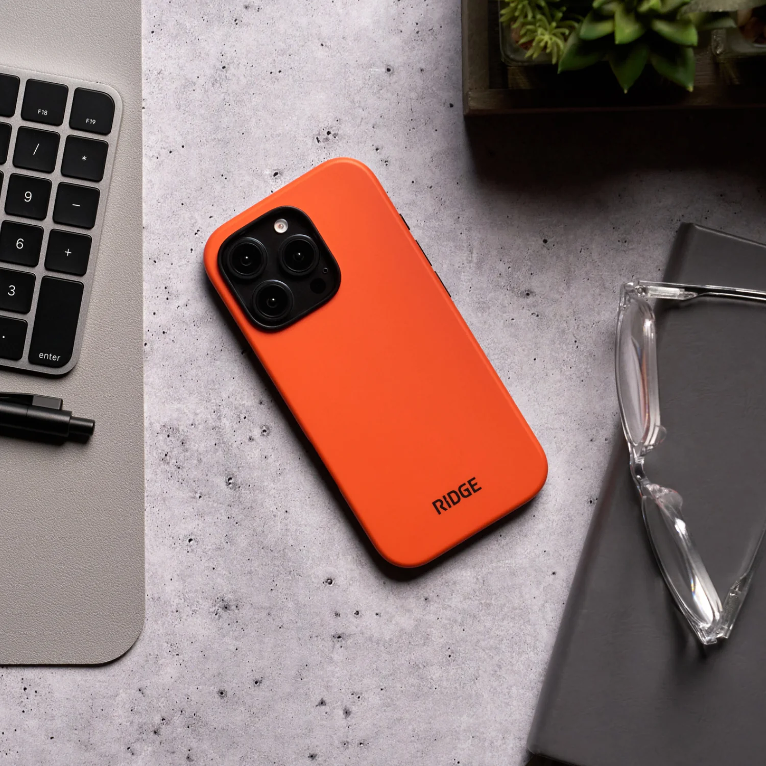 Ridge Phone Case - Basecamp Orange - iPhone 16 Pro Max - Image 4