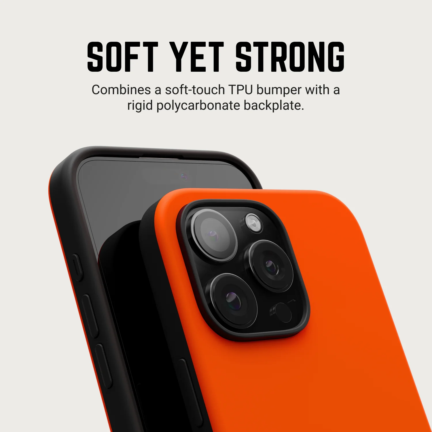 Ridge Phone Case - Basecamp Orange - iPhone 16 Pro Max - Image 8