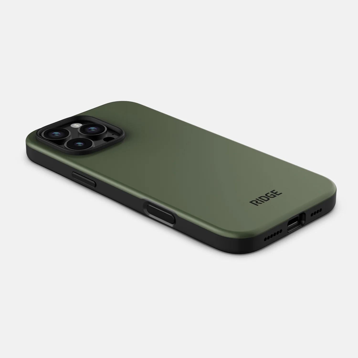 Ridge Phone Case - Matte Olive - iPhone 16 Pro Max - Image 3