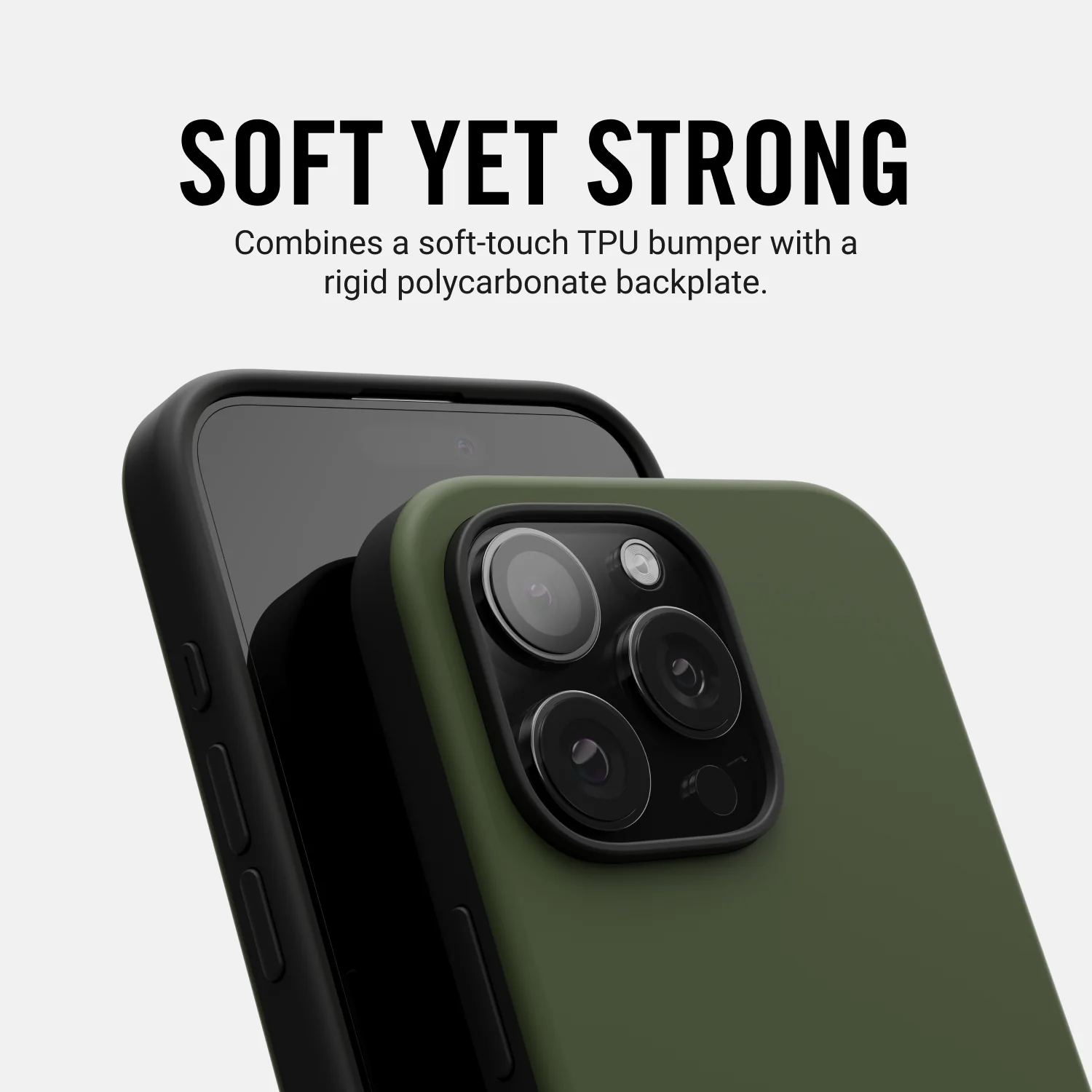 Ridge Phone Case - Matte Olive - iPhone 16 Pro Max - Image 8