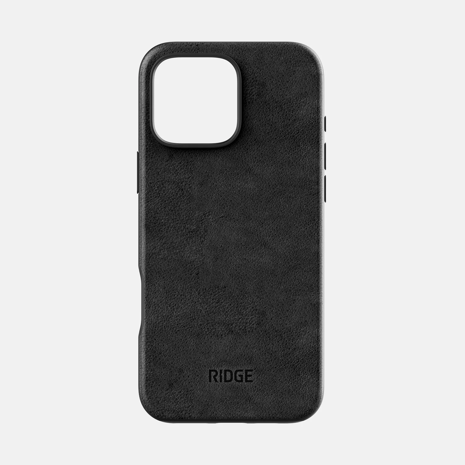 Ridge Phone Case - Midnight Black Leather - iPhone 16 Pro Max - Image 2