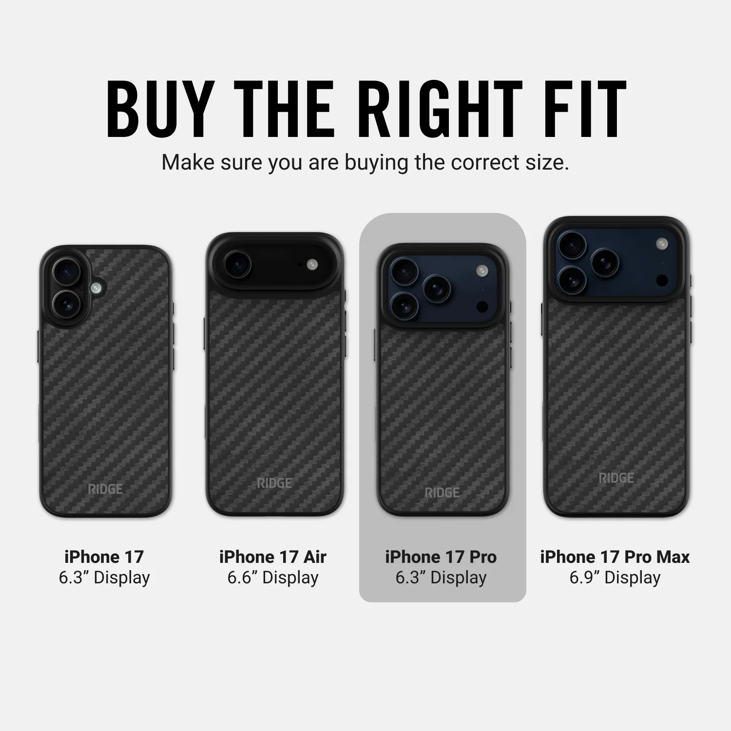 Ridge Phone Case - Carbon - iPhone 17 Pro - Image 10
