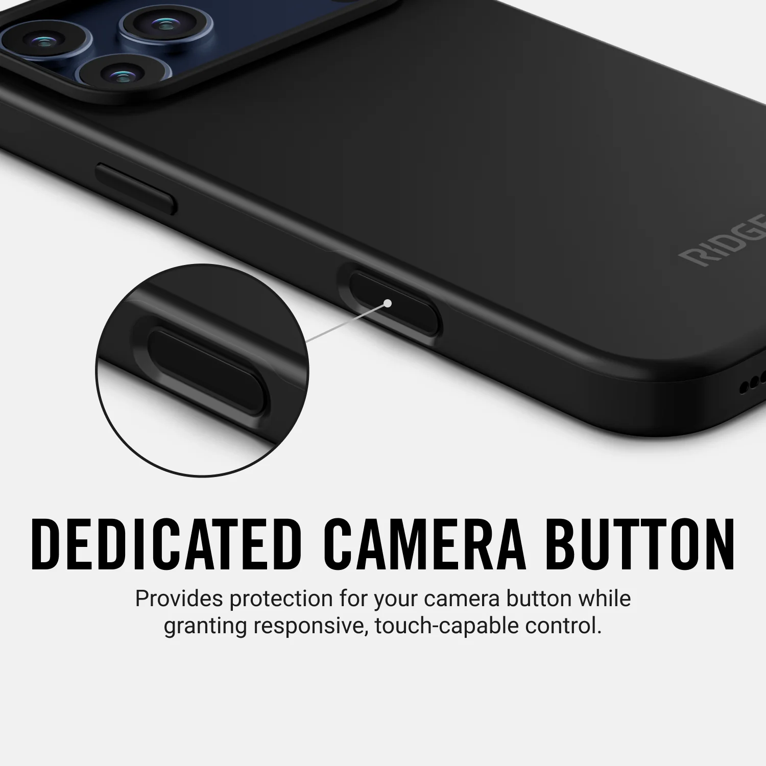 Ridge Phone Case - Matte Black - iPhone 17 Pro - Image 10