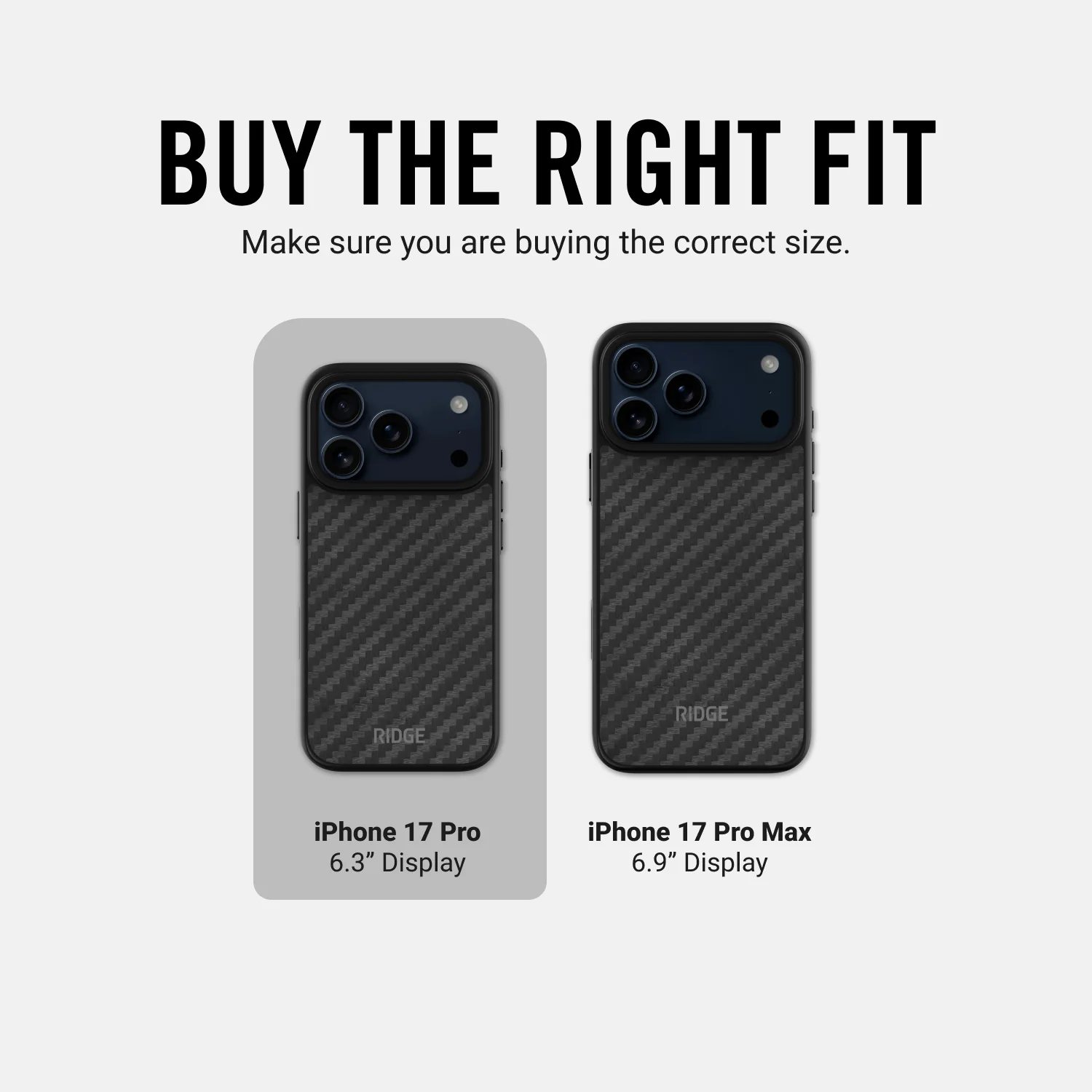Ridge Phone Case - Matte Black - iPhone 17 Pro - Image 9