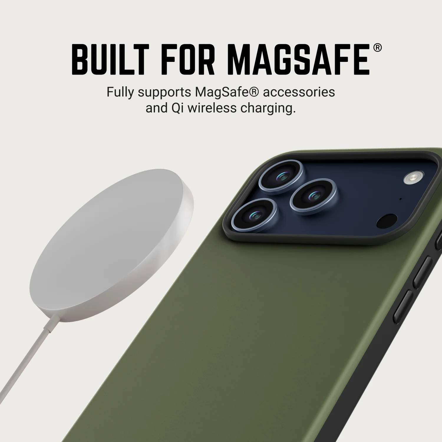 Ridge Phone Case - Matte Olive - iPhone 17 Pro - Image 6