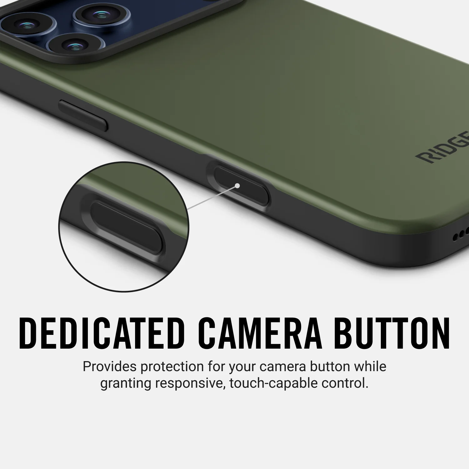 Ridge Phone Case - Matte Olive - iPhone 17 Pro Max - Image 10