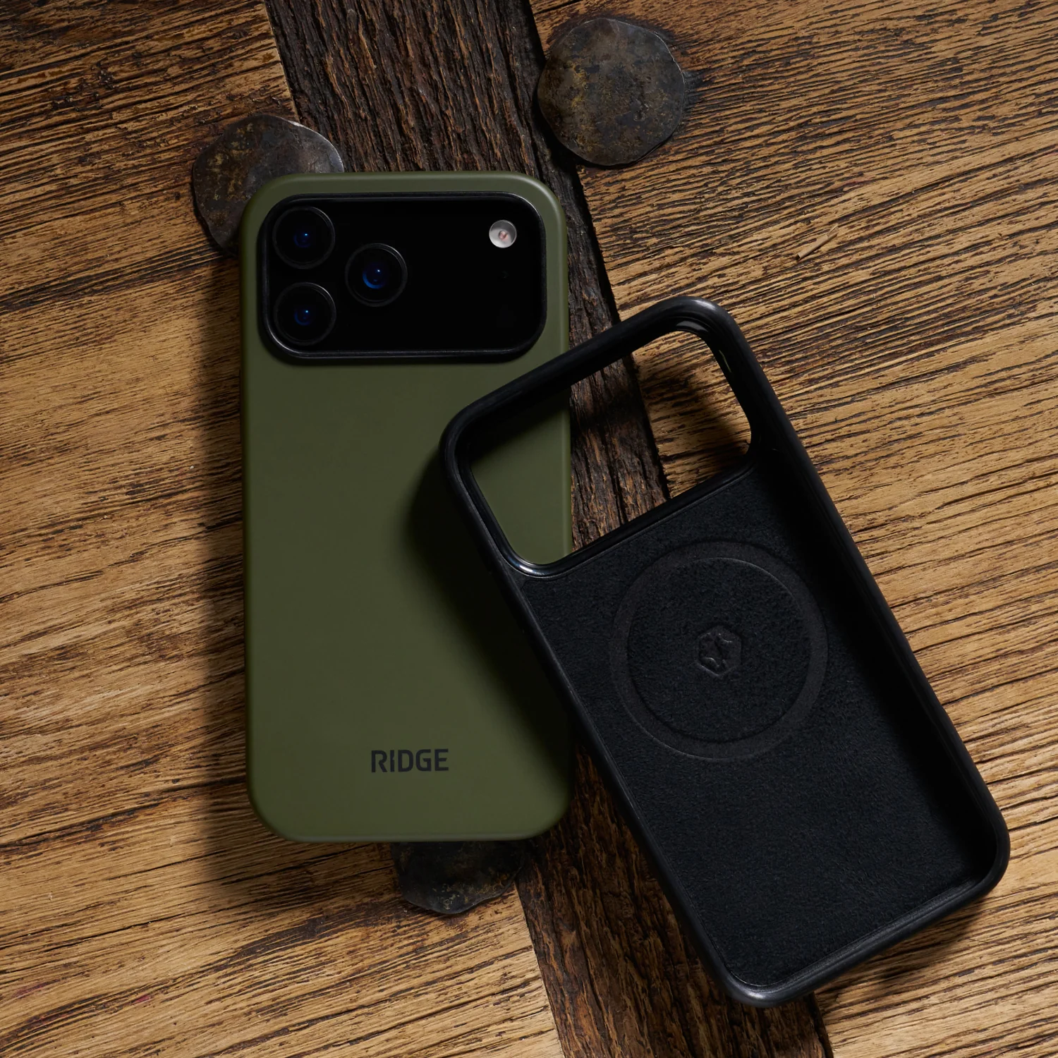 Ridge Phone Case - Matte Olive - iPhone 17 Pro Max - Image 4