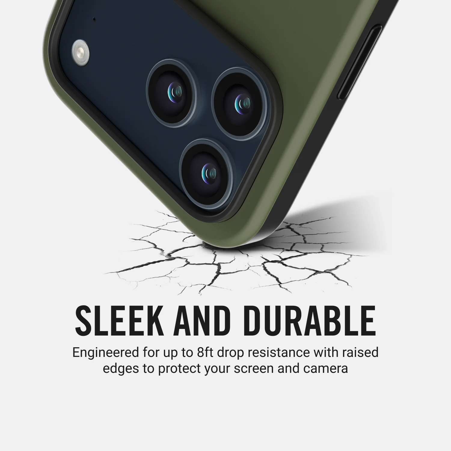 Ridge Phone Case - Matte Olive - iPhone 17 Pro Max - Image 7