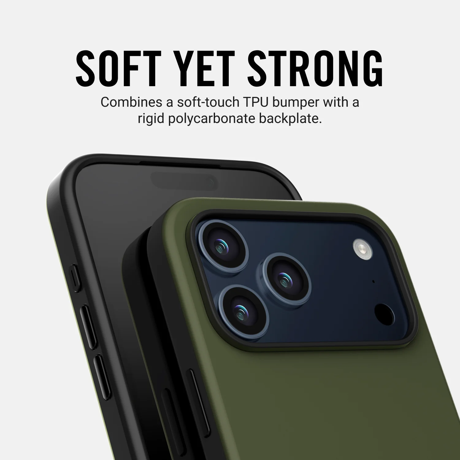 Ridge Phone Case - Matte Olive - iPhone 17 Pro Max - Image 8