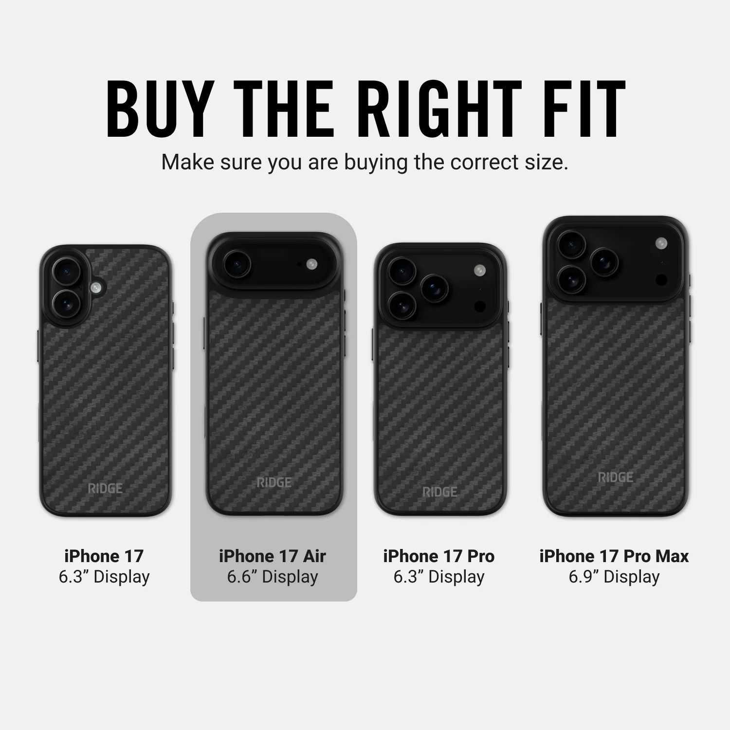 Ridge Phone Case - Carbon - iPhone Air - Image 9