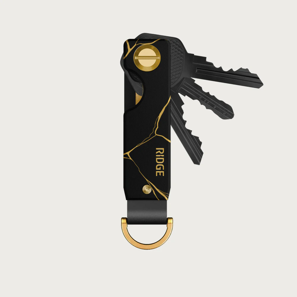 Ridge KeyCase - Kintsugi - Black