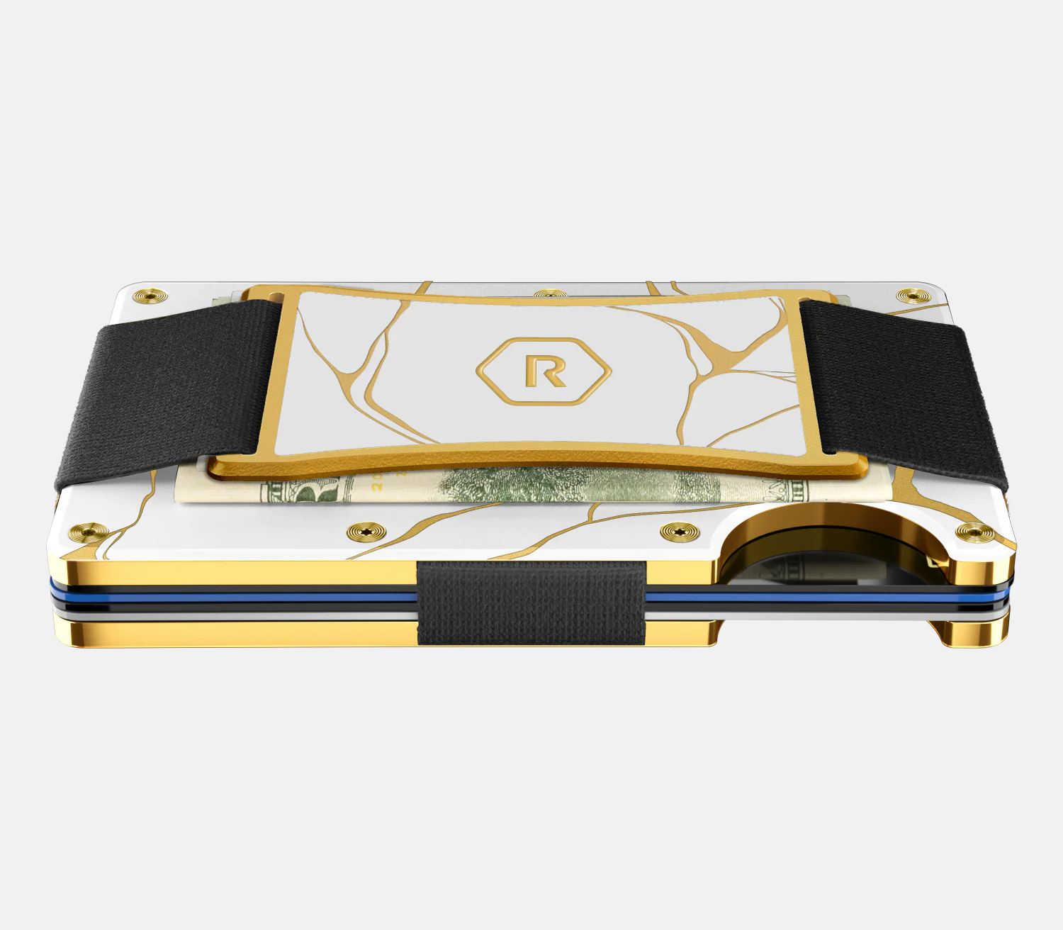 Ridge Wallet - Kintsugi - White - Image 3