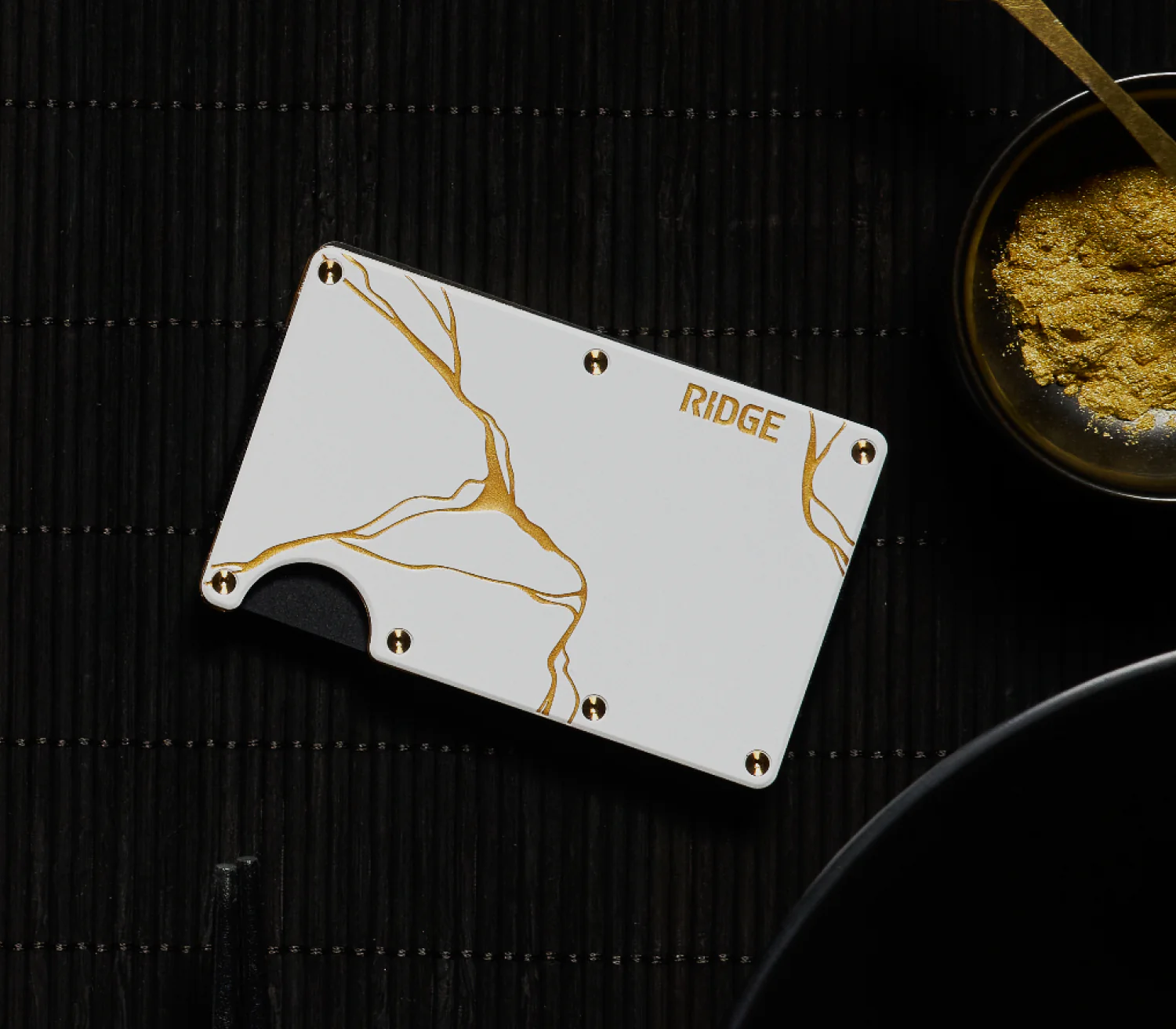 Ridge Wallet - Kintsugi - White - Image 4