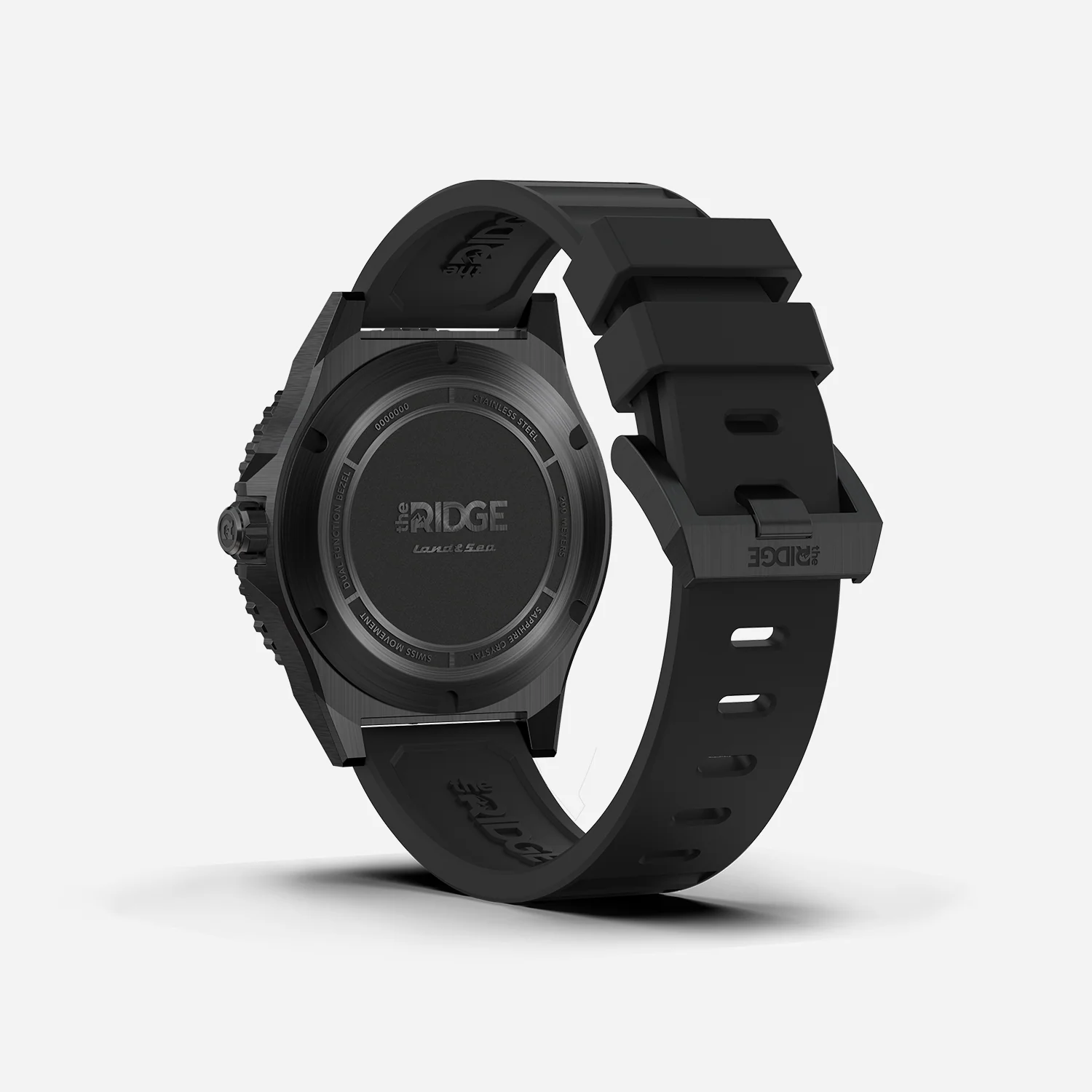 Ridge Land & Sea GMT Watch 42mm - Carbon Fiber 3k - Image 6