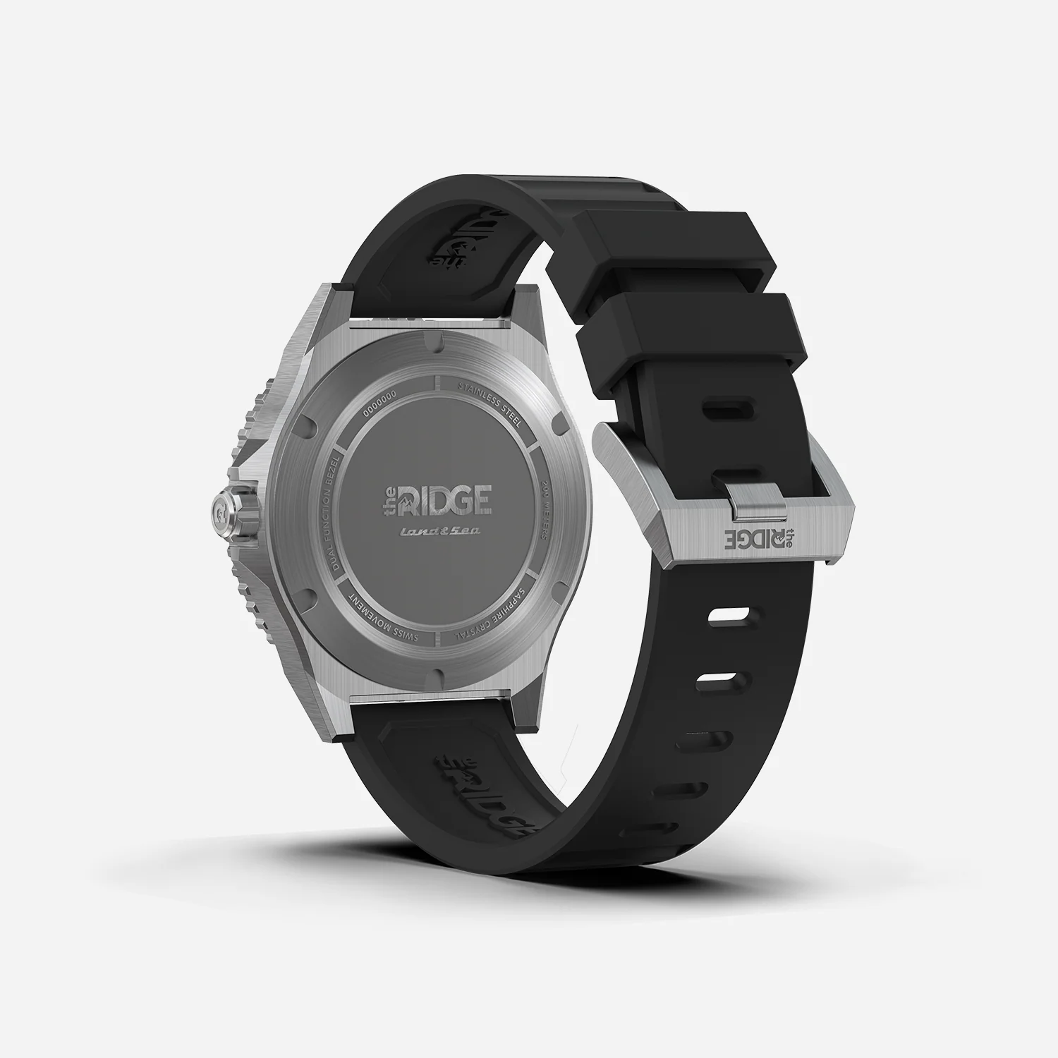 Ridge Land & Sea GMT Watch 42mm - Royal Black - Image 6