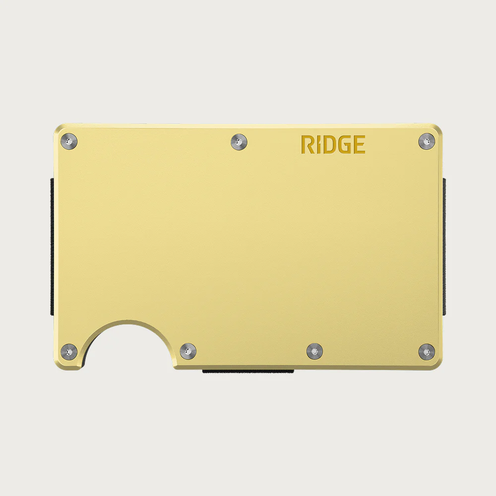 Ridge Wallet - Lemon Drop