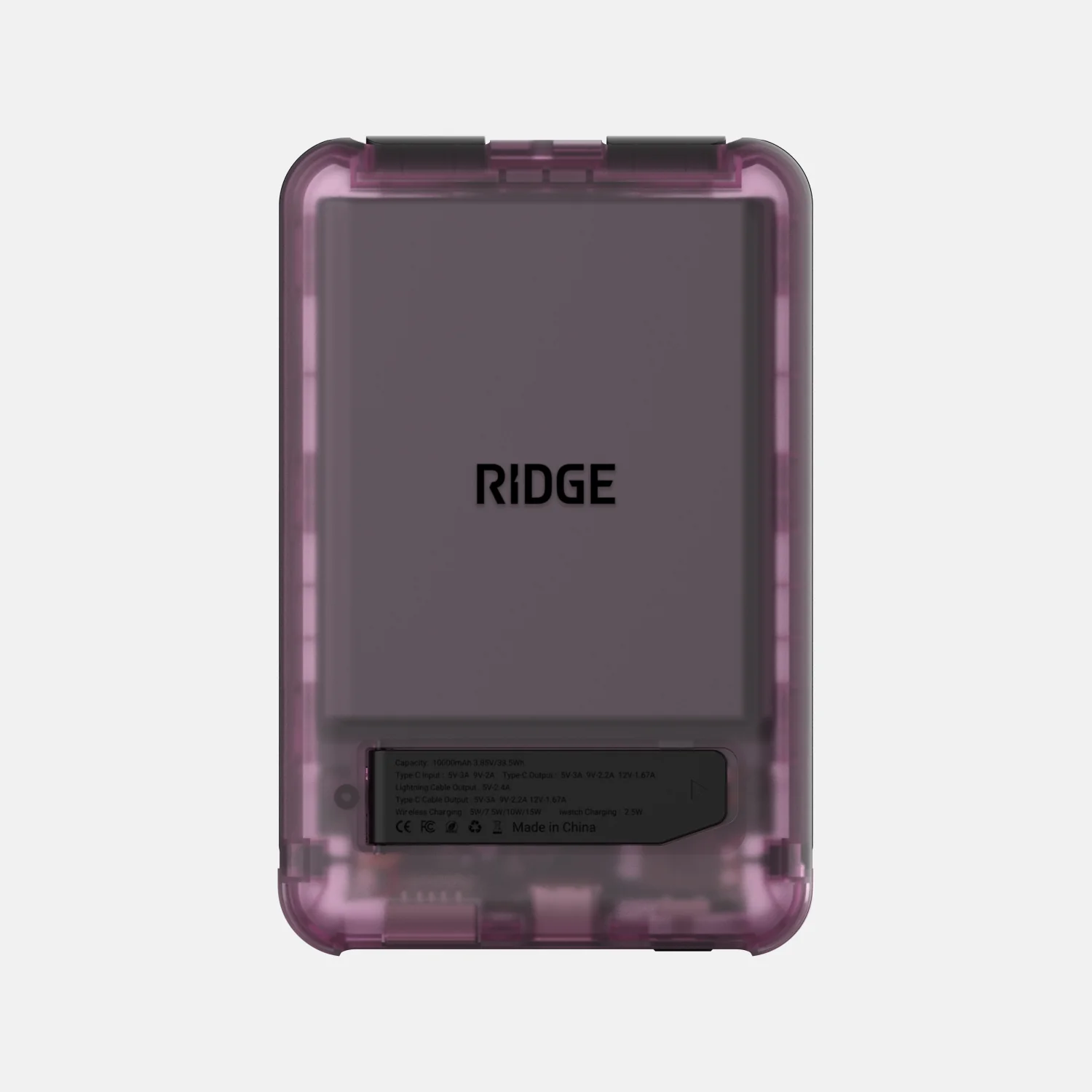 Ridge Power Bank - 10k mAh Bundle - Atomic Purple - 2-Pack - Image 2