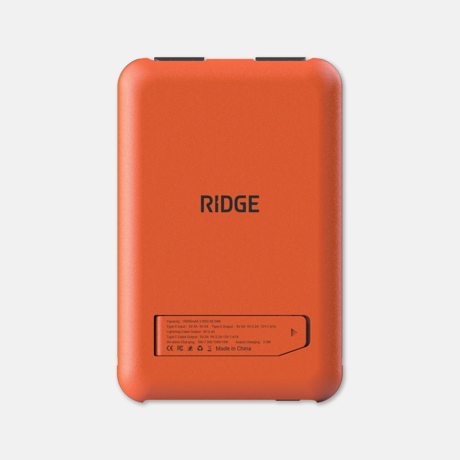 Ridge Power Bank - 10k mAh Bundle - Basecamp Orange - 2-Pack - Image 2