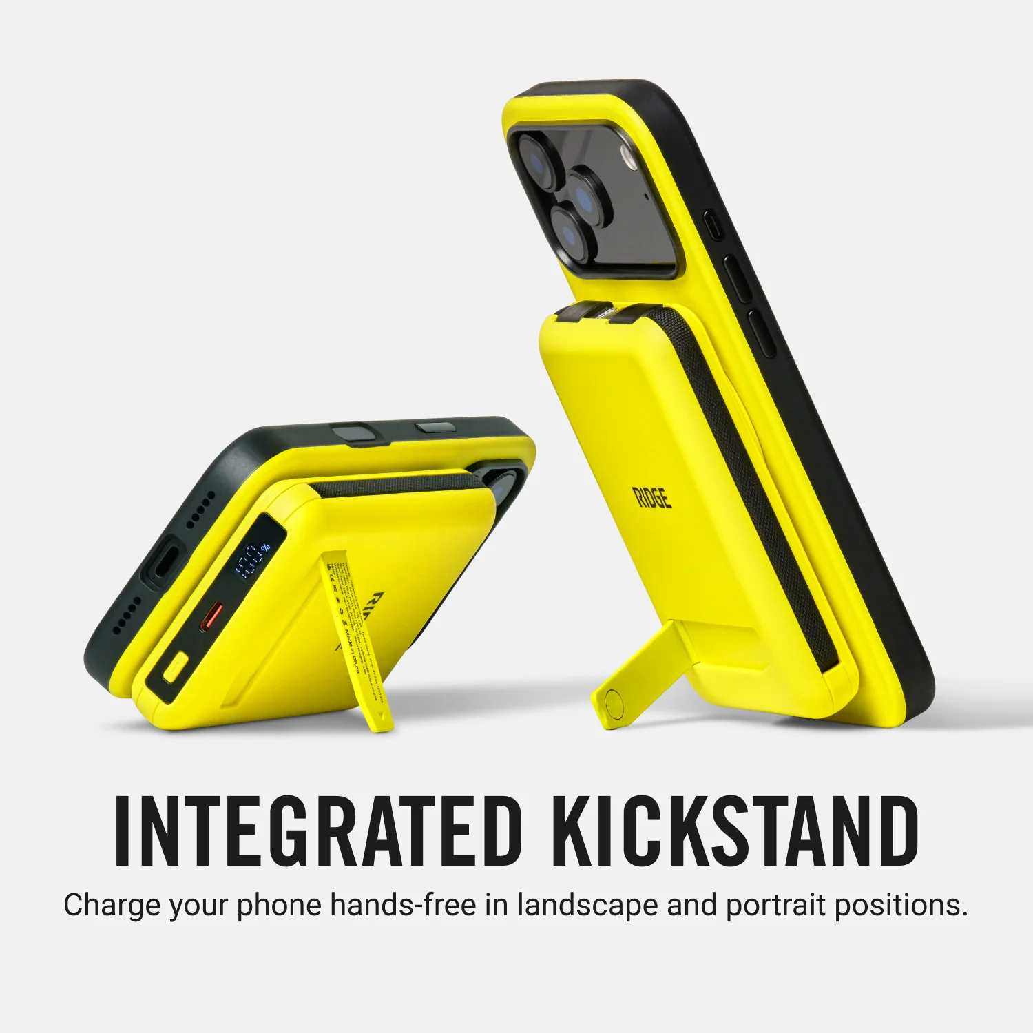 Ridge Power Bank - 10k mAh Bundle - Hyper Lime - 2-Pack - Image 10