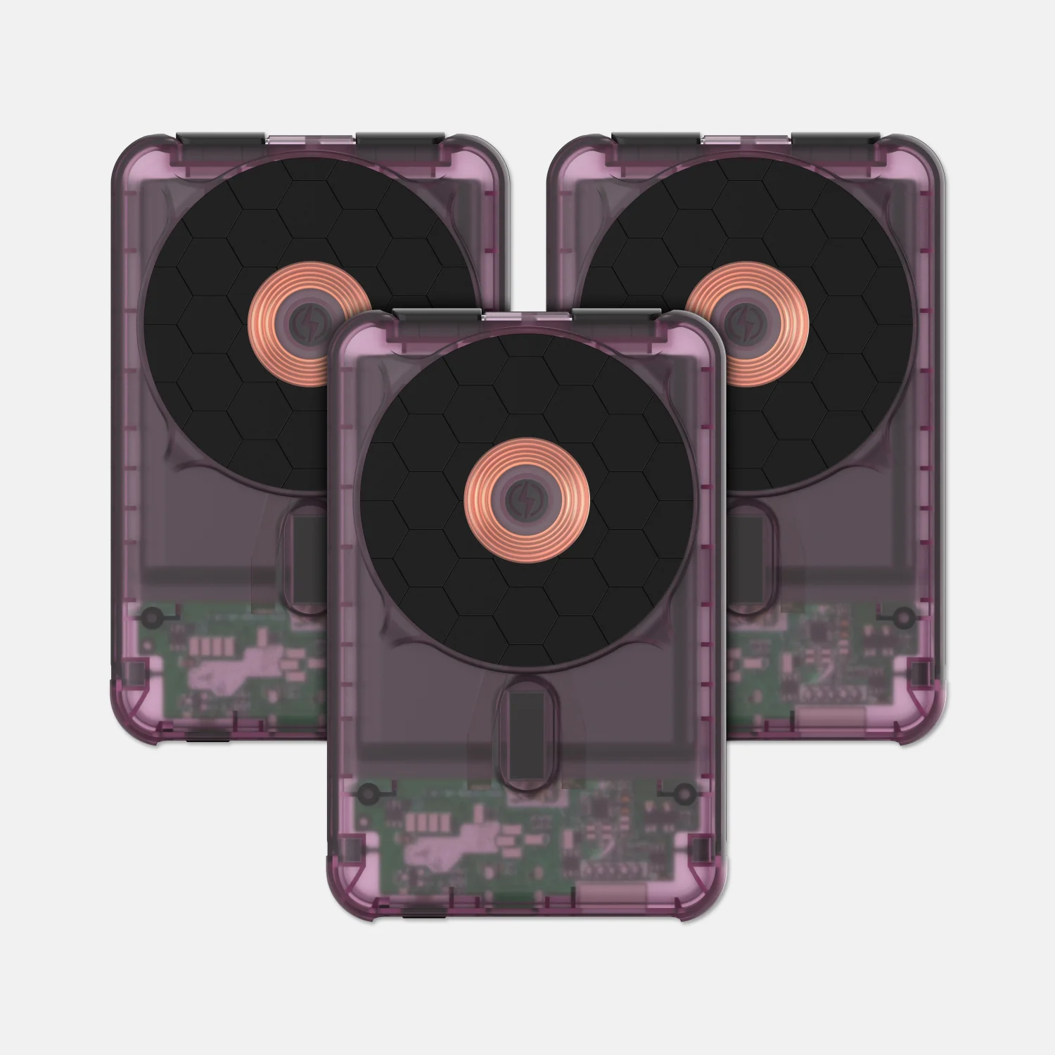 Ridge Power Bank - 10k mAh Bundle - Atomic Purple - 3-Pack
