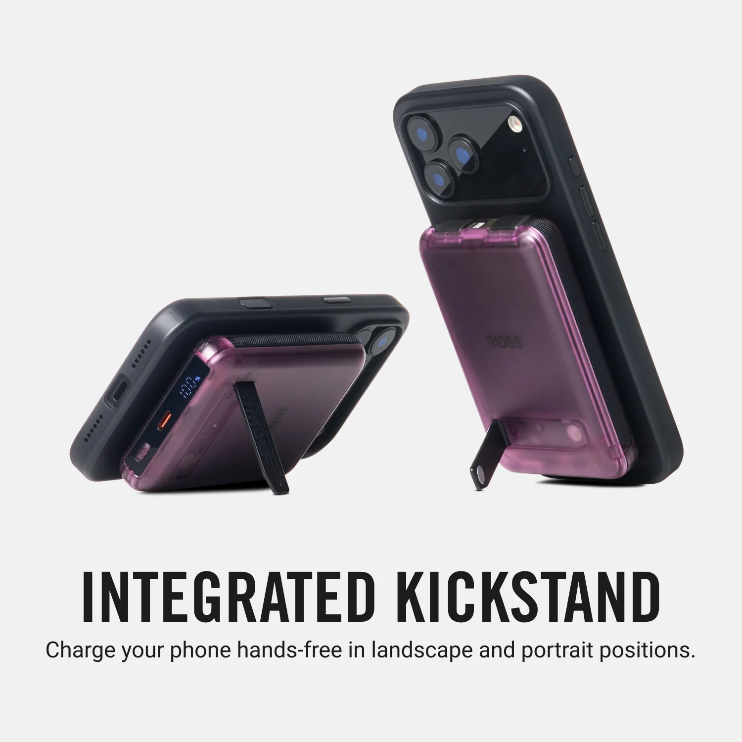 Ridge Power Bank - 10k mAh Bundle - Atomic Purple - 3-Pack - Image 9