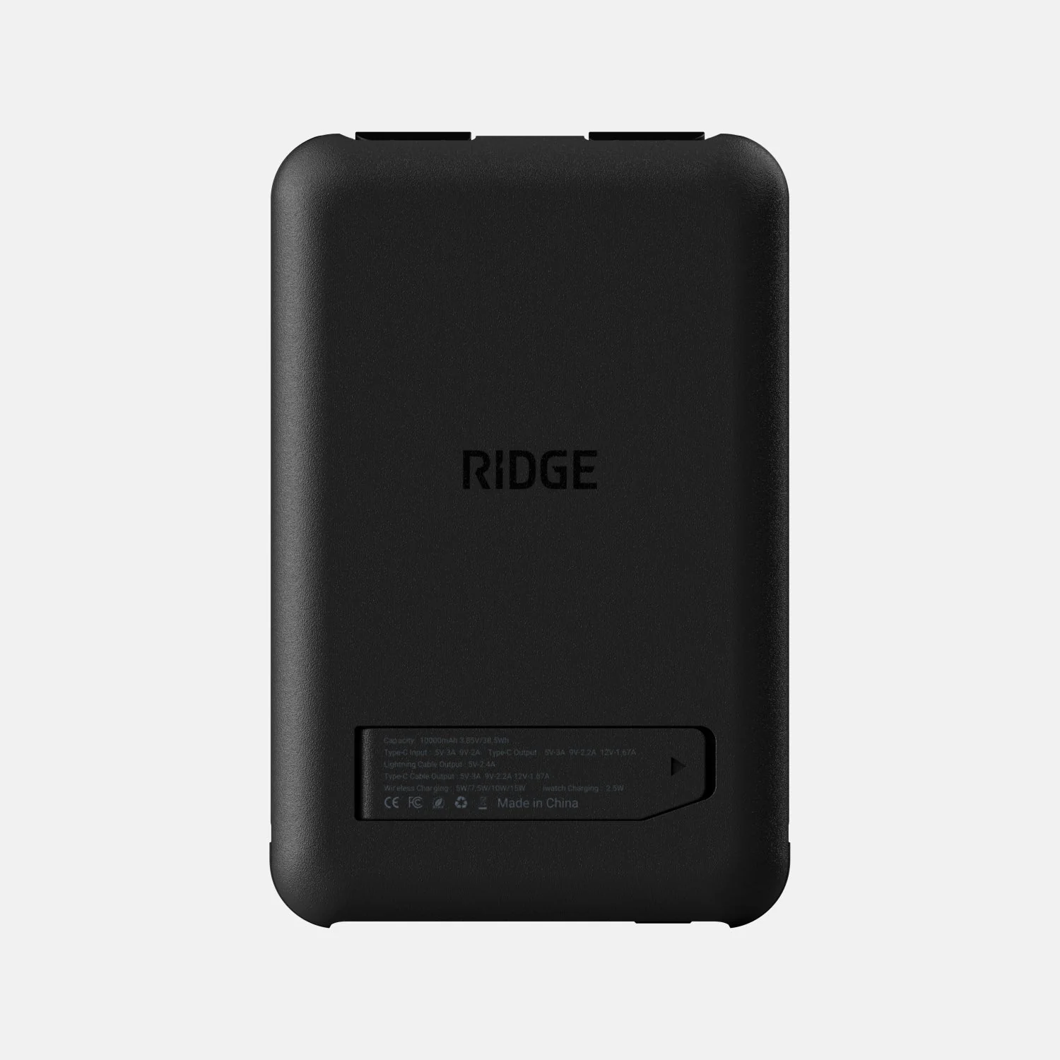 Ridge Power Bank - 10k mAh Bundle - Matte Black - 3-Pack - Image 2