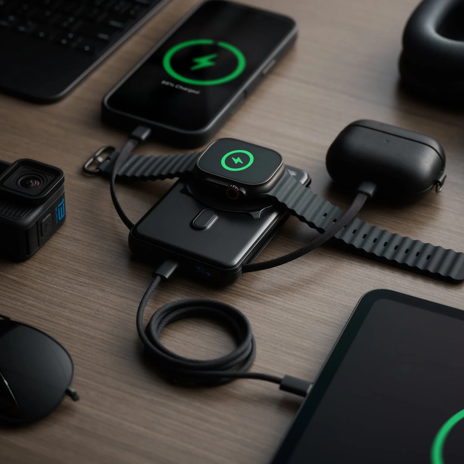 Ridge Power Bank - 10k mAh Bundle - Matte Black - 3-Pack - Image 4