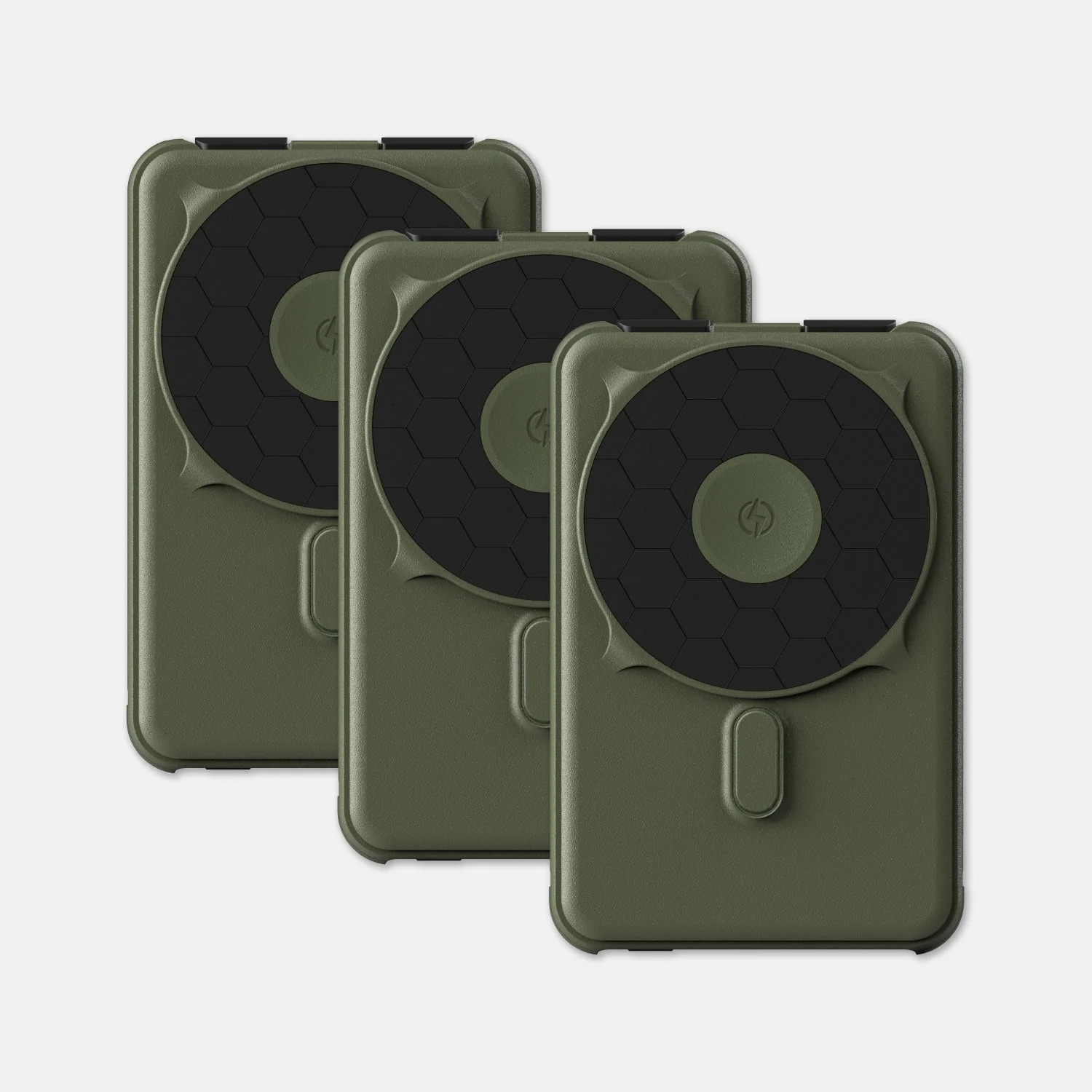 Ridge Power Bank - 10k mAh Bundle - Matte Olive - 3-Pack - Image 13