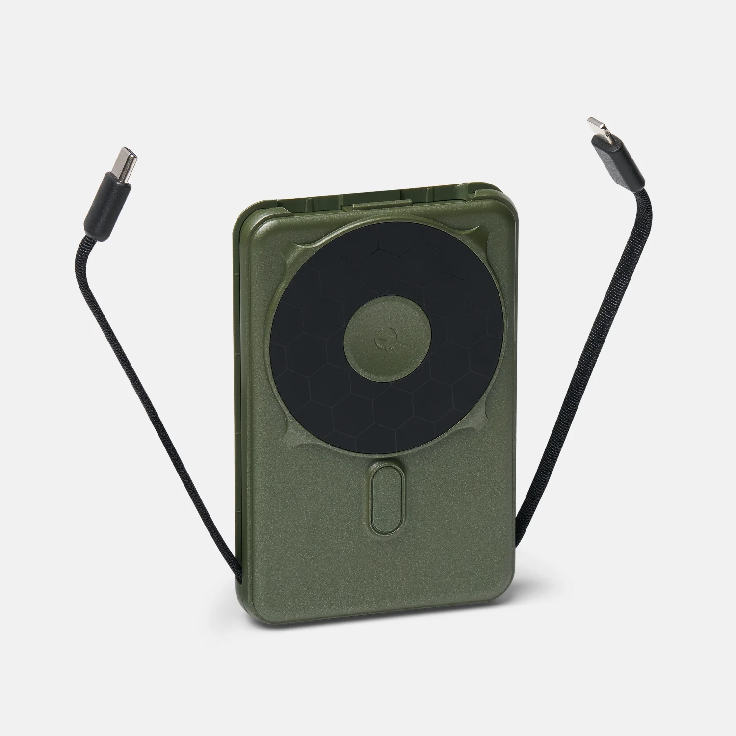 Ridge Power Bank - 10k mAh - Matte Olive - Image 3