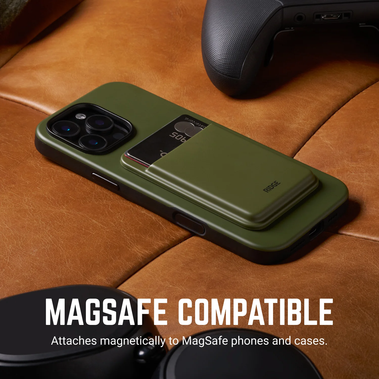 MagSafe Cardholder - Matte Olive - Image 8