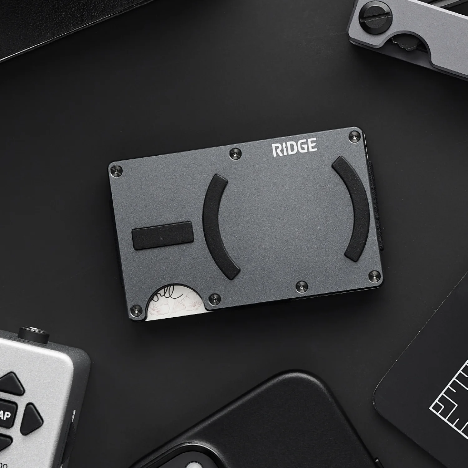Ridge Wallet For MagSafe - Gunmetal - Image 4