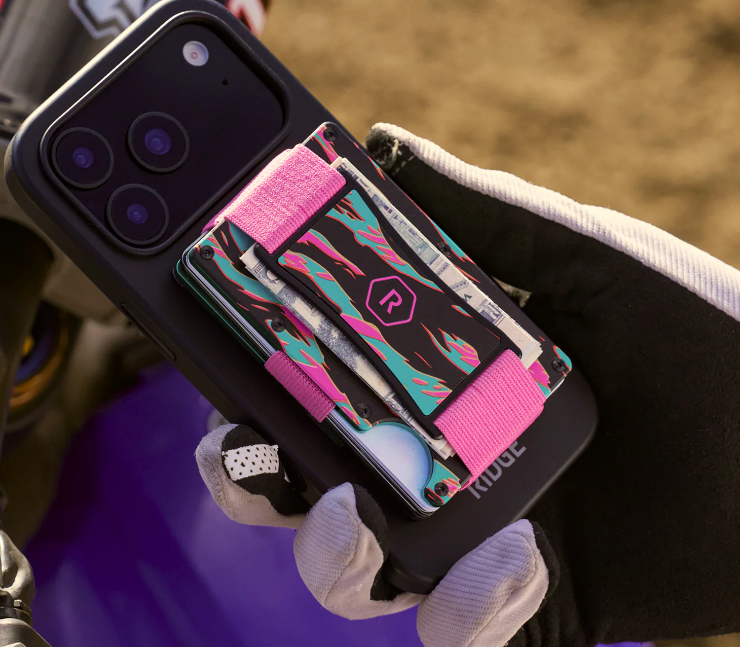 Ridge Wallet for MagSafe - Neon Tiger - Image 5