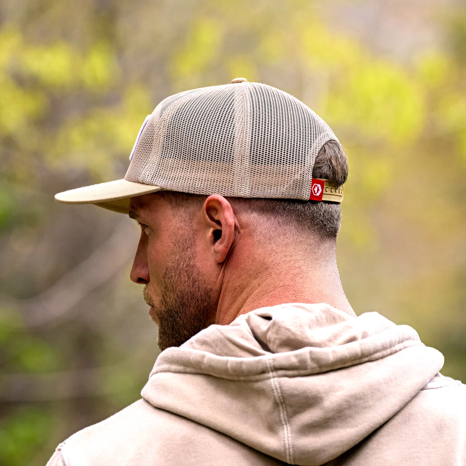 Ridge Mesh Snapback - Tan - Image 5