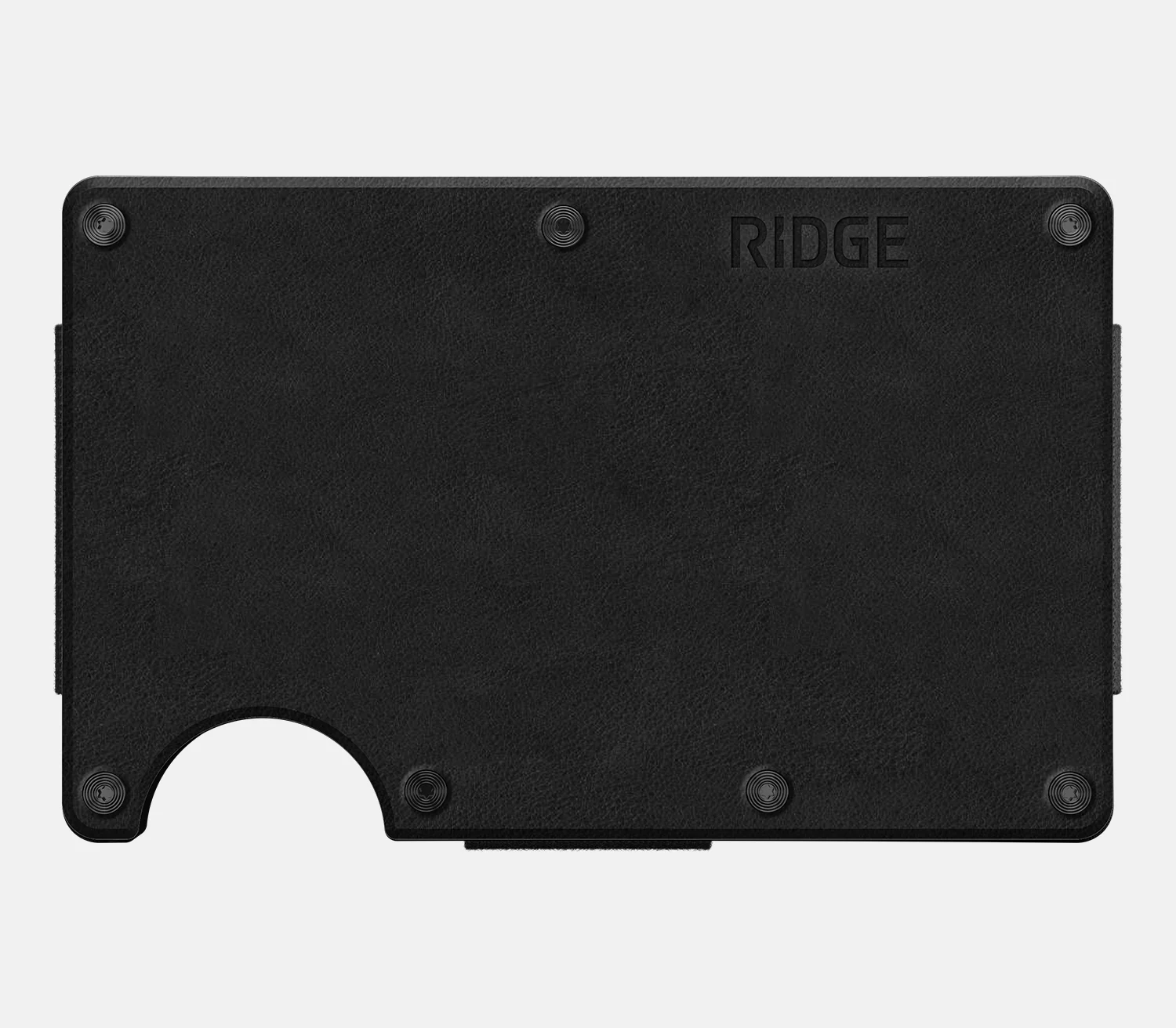 Ridge Wallet - Midnight Black Leather - Image 14