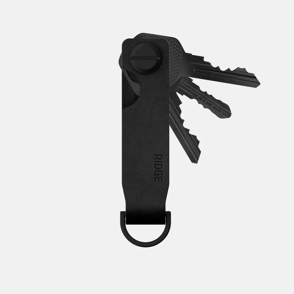 Ridge KeyCase - Midnight Black Leather
