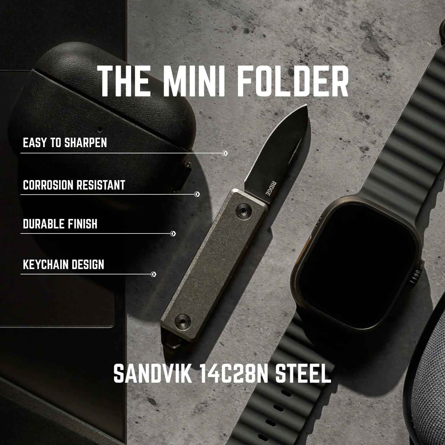 Mini Folder - Stonewashed Titanium - Image 4
