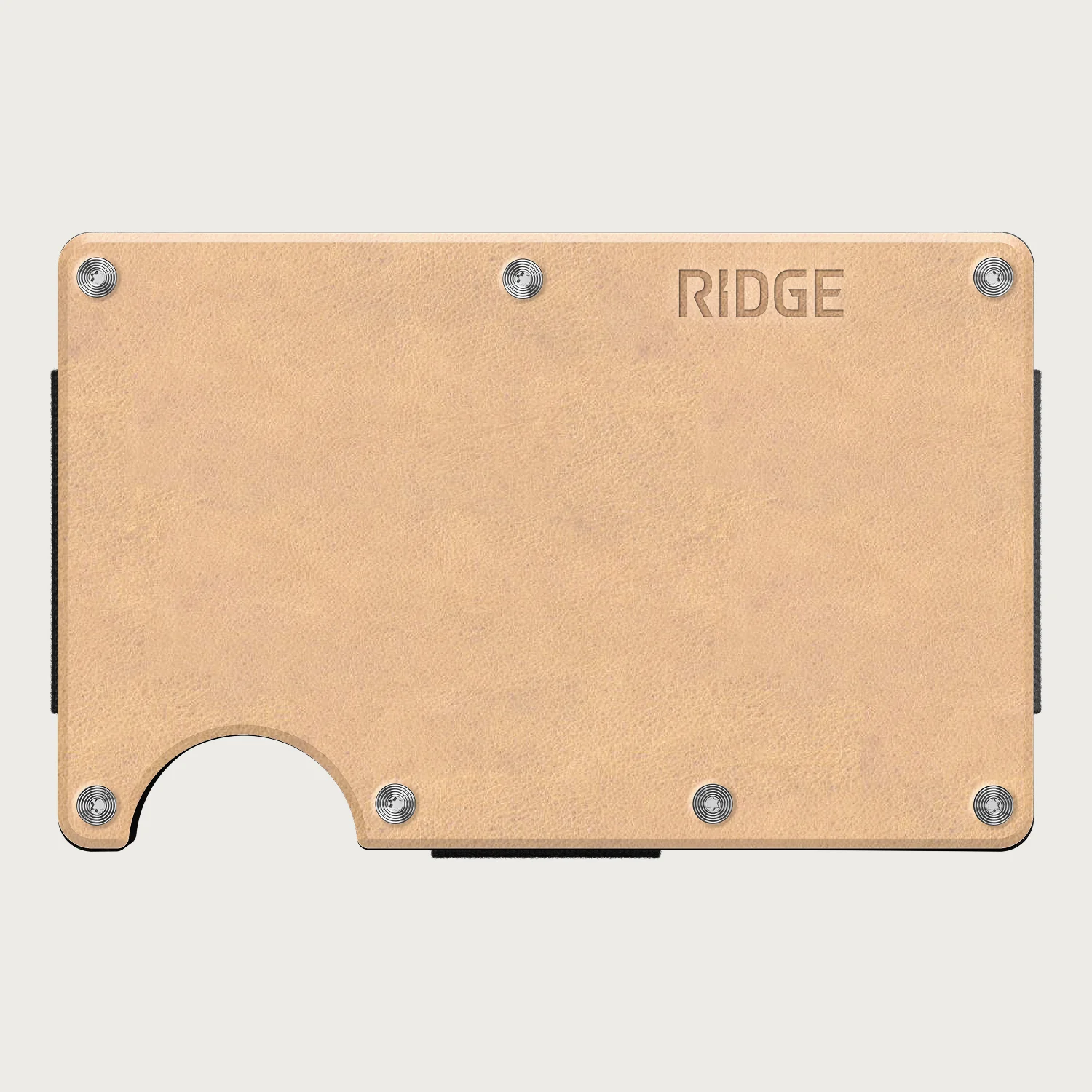 Ridge Wallet - Natural Leather - Image 11