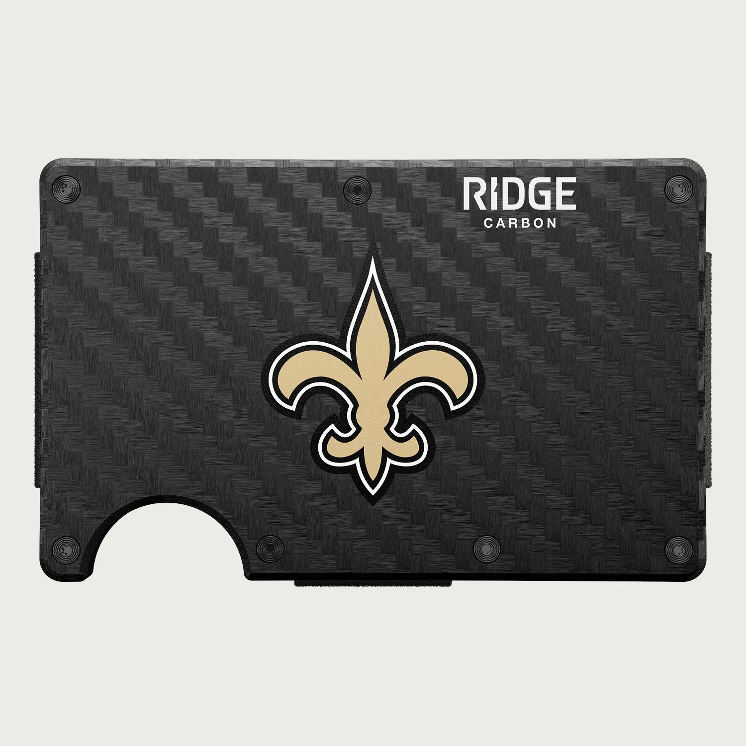 Ridge Wallet - New Orleans Saints - Carbon Fiber 3k - Image 11