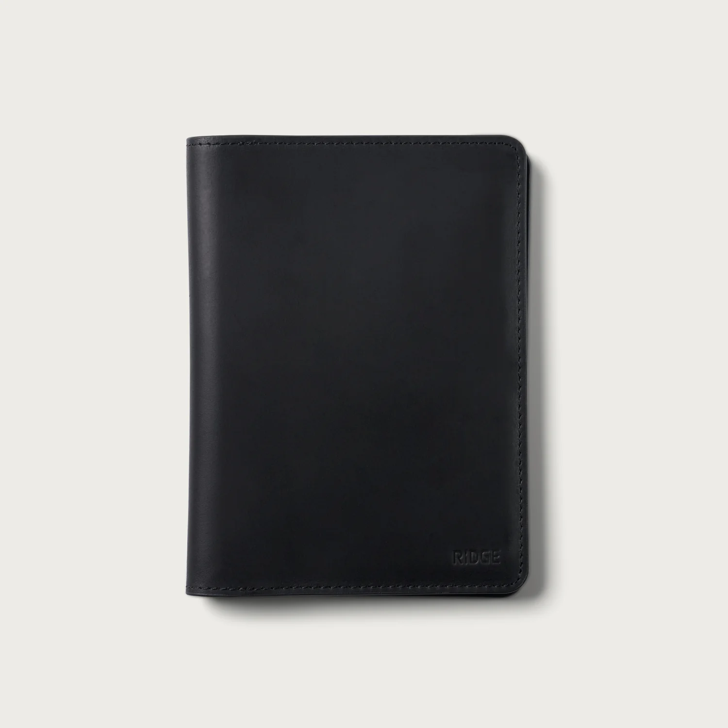 Passport Wallet - Midnight Black Leather - Image 11