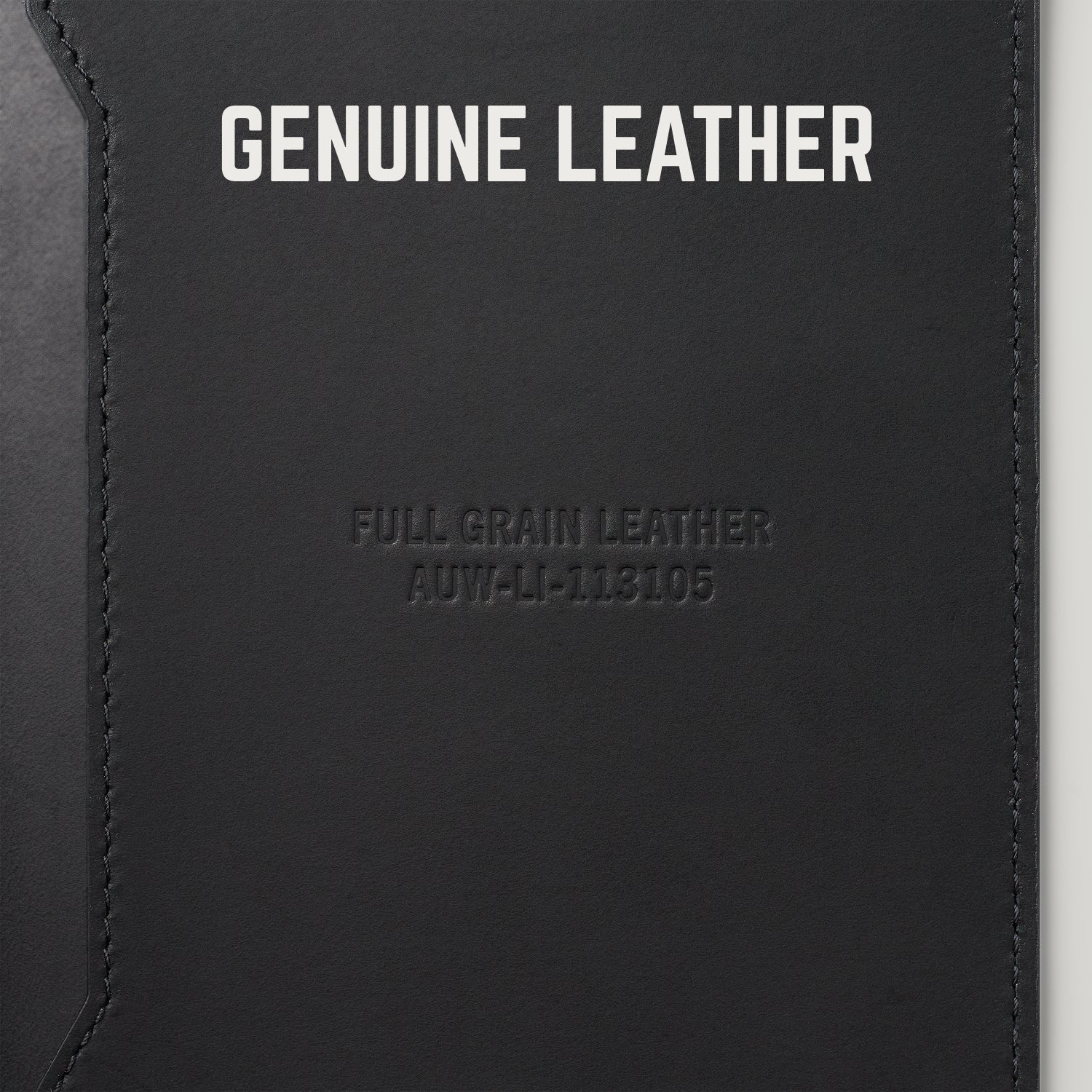 Passport Wallet - Midnight Black Leather - Image 9