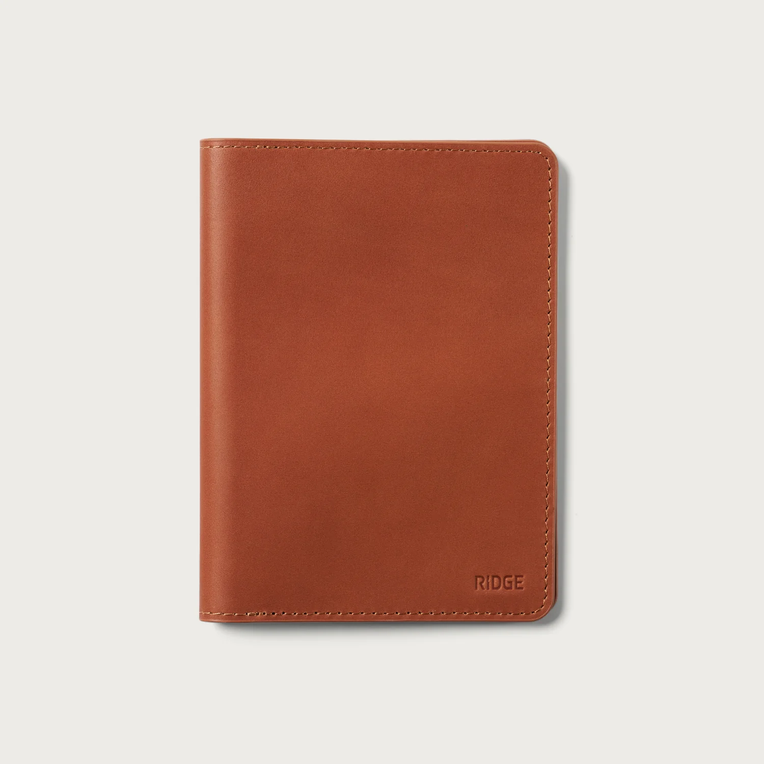 Passport Wallet - Tobacco Brown Leather - Image 11