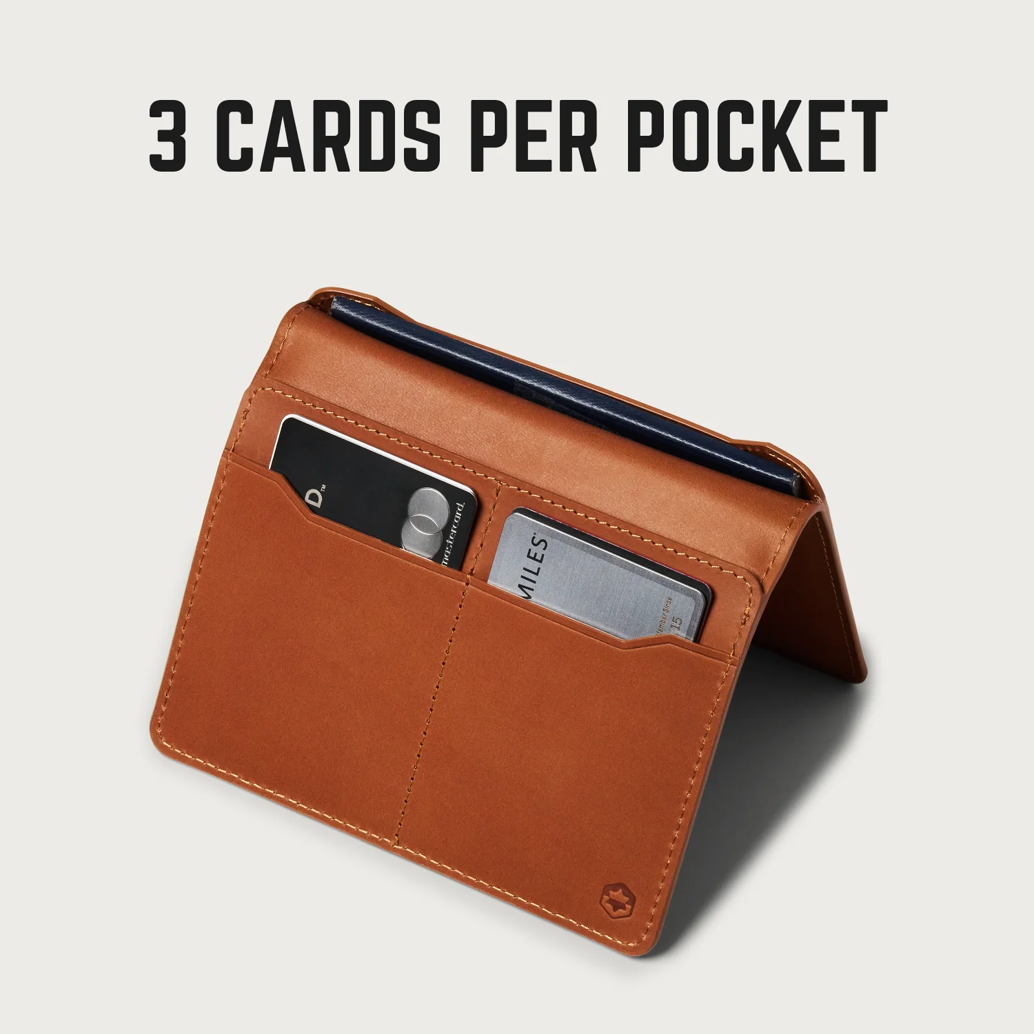 Passport Wallet - Tobacco Brown Leather - Image 8