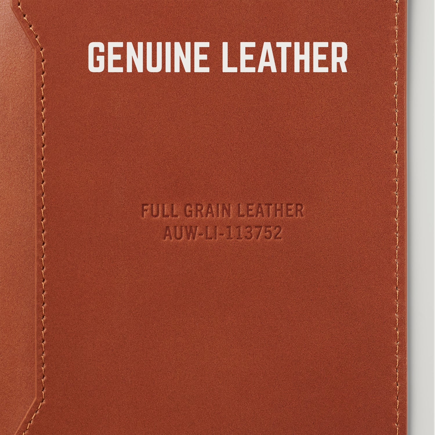 Passport Wallet - Tobacco Brown Leather - Image 9