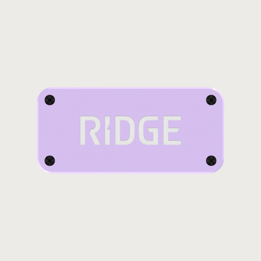 Ridge Logo Plate - Lavender