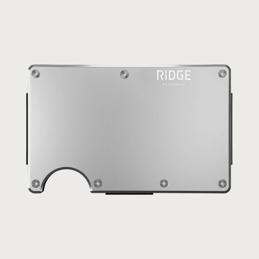 Ridge Wallet - Platinum