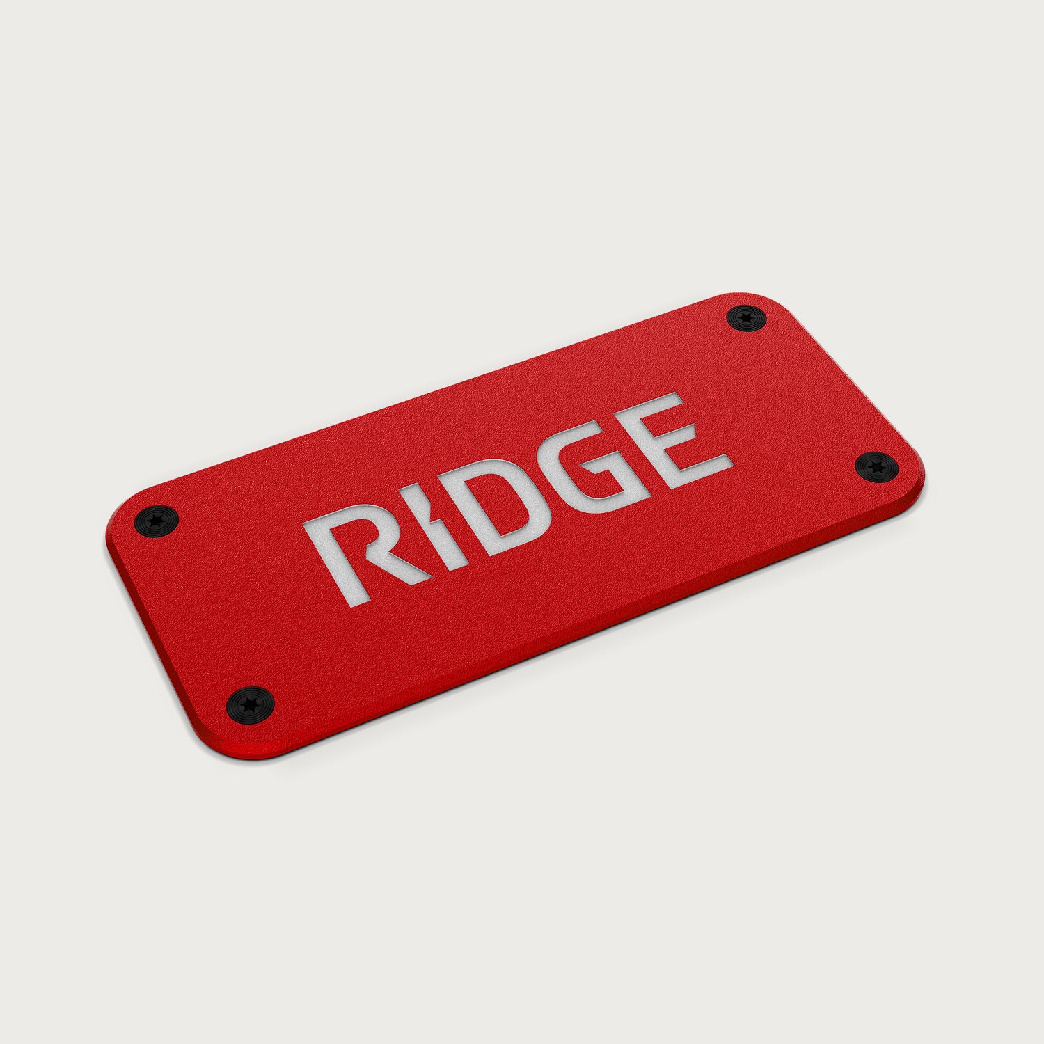 Personalized Logo Plate - Rodeo Red - Image 3