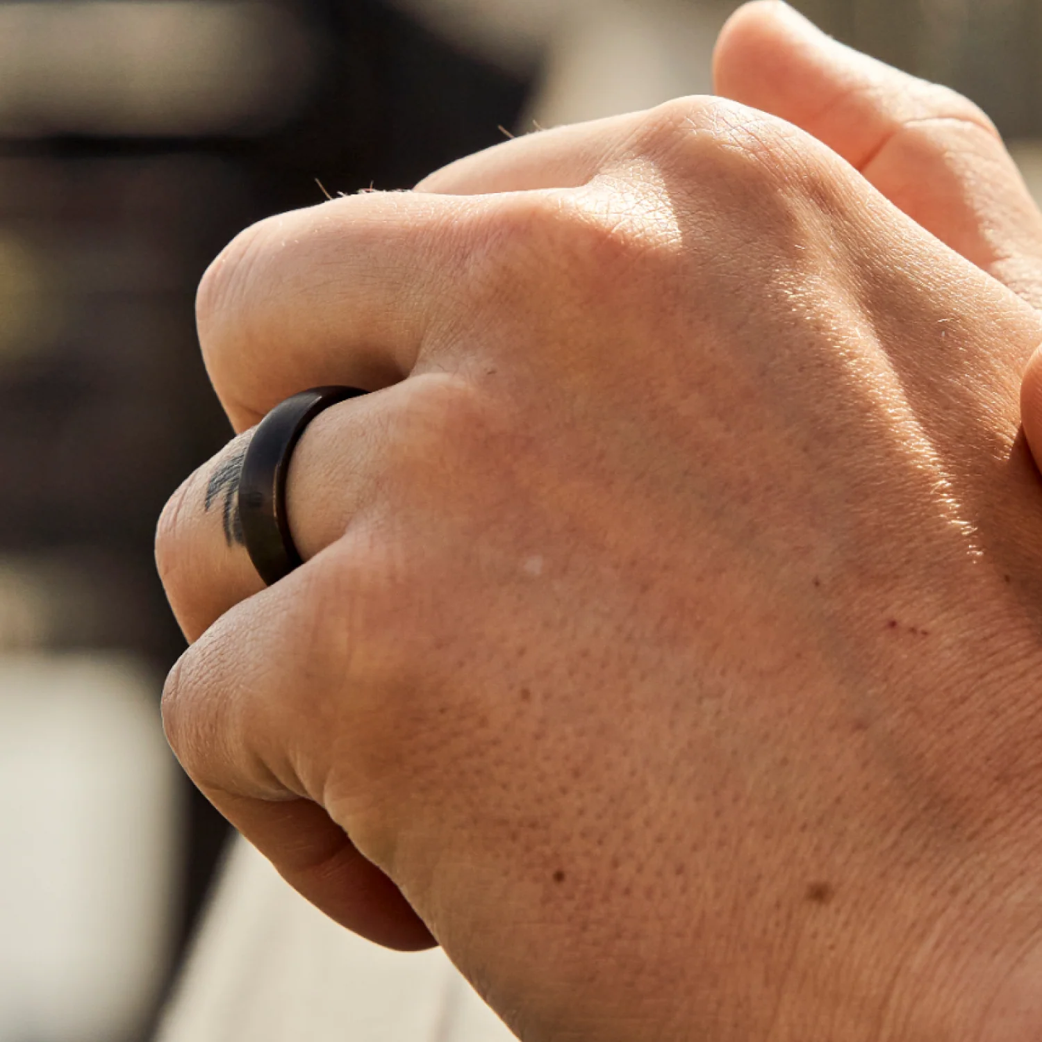 6mm Rounded Ring Set - Royal Black - Image 4