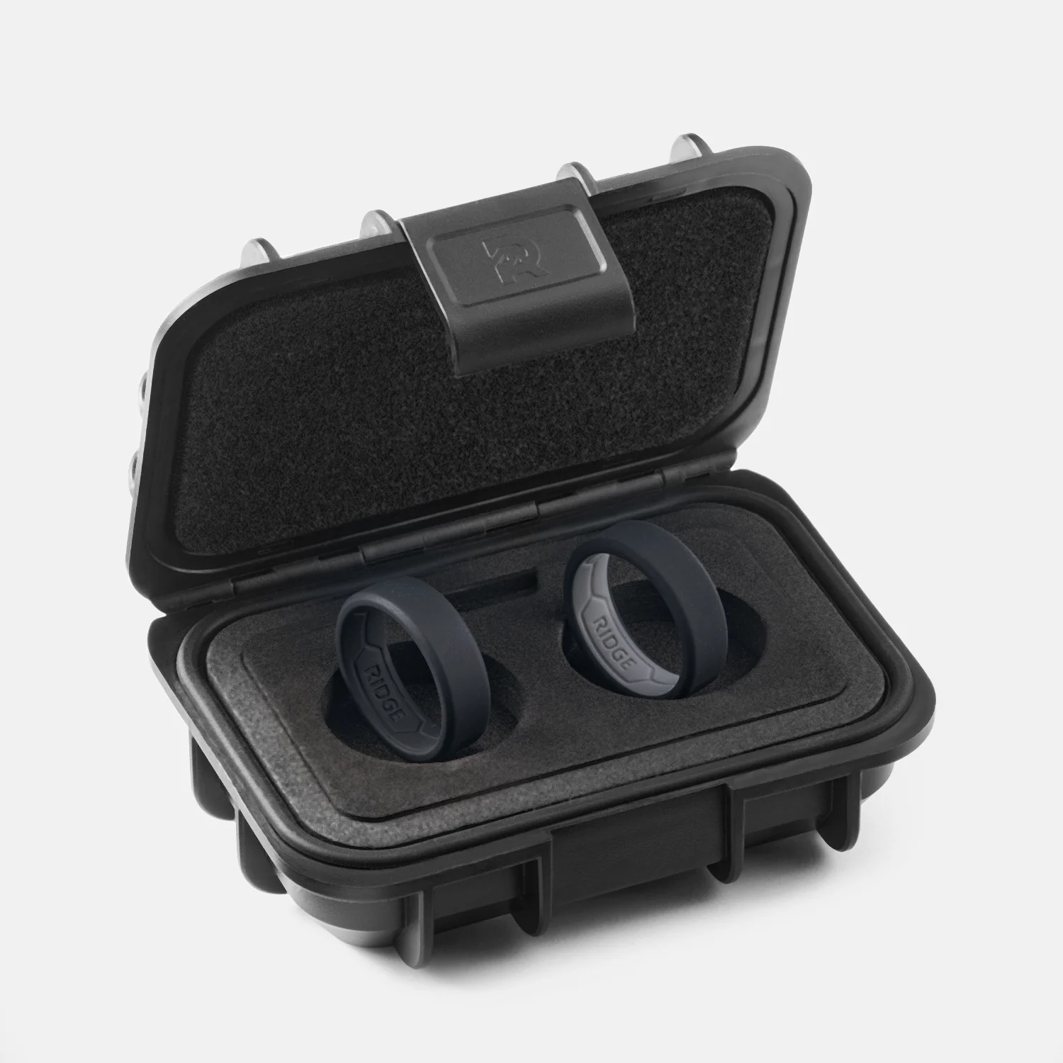 8mm Silicone Ring Set - Royal Black - Image 5
